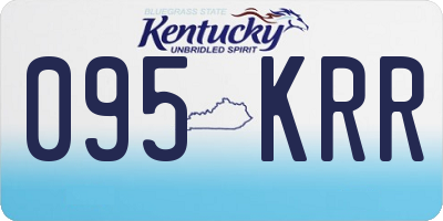 KY license plate 095KRR