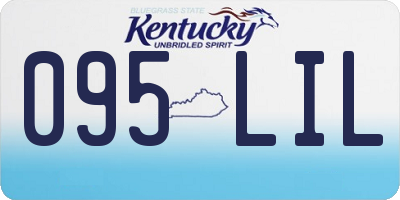 KY license plate 095LIL