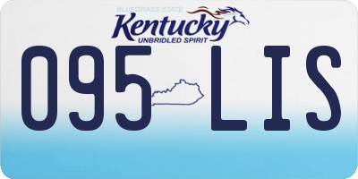 KY license plate 095LIS