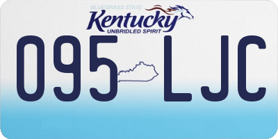 KY license plate 095LJC
