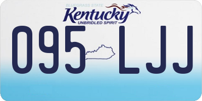 KY license plate 095LJJ