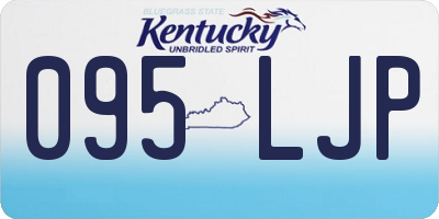 KY license plate 095LJP