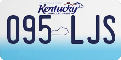 KY license plate 095LJS