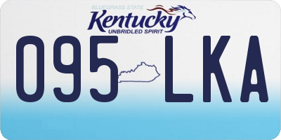 KY license plate 095LKA