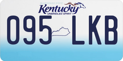 KY license plate 095LKB