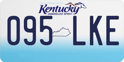 KY license plate 095LKE