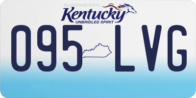 KY license plate 095LVG