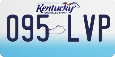 KY license plate 095LVP
