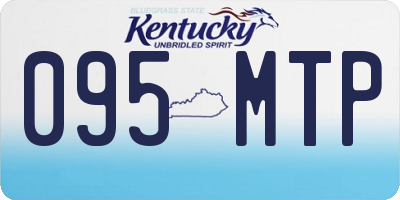 KY license plate 095MTP