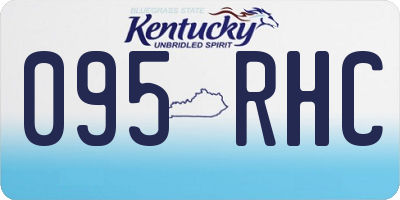 KY license plate 095RHC