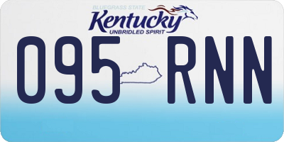 KY license plate 095RNN