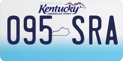 KY license plate 095SRA