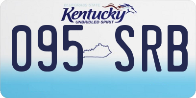 KY license plate 095SRB