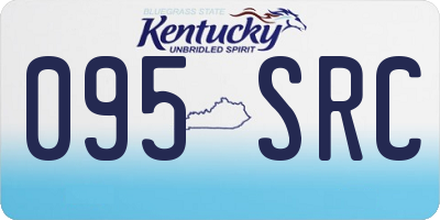 KY license plate 095SRC