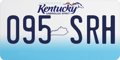 KY license plate 095SRH