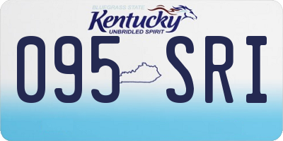 KY license plate 095SRI