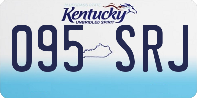 KY license plate 095SRJ