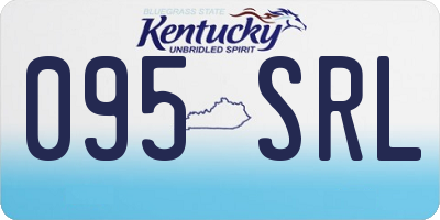 KY license plate 095SRL