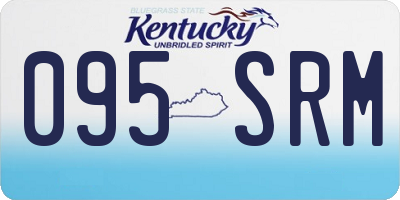 KY license plate 095SRM
