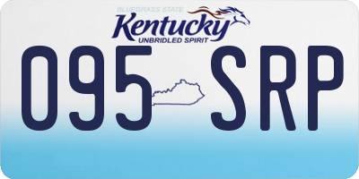 KY license plate 095SRP