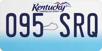 KY license plate 095SRQ
