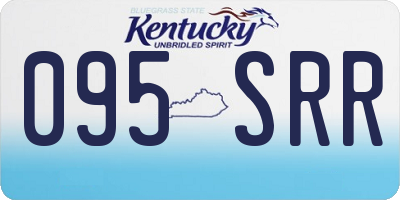 KY license plate 095SRR