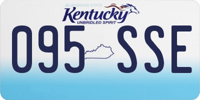 KY license plate 095SSE