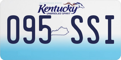 KY license plate 095SSI