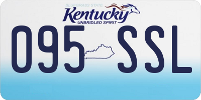 KY license plate 095SSL