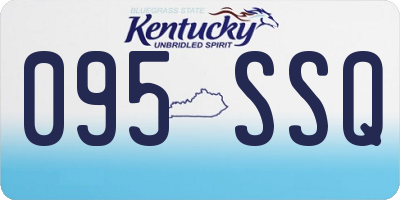 KY license plate 095SSQ