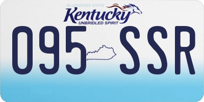 KY license plate 095SSR