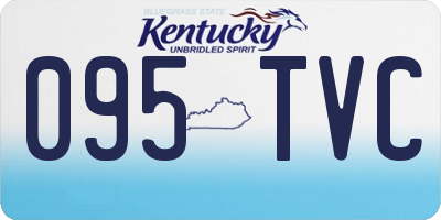 KY license plate 095TVC