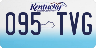 KY license plate 095TVG