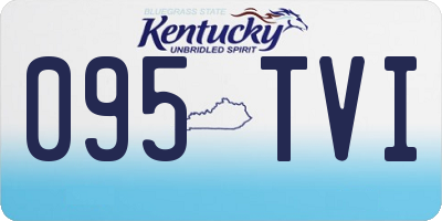 KY license plate 095TVI