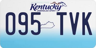KY license plate 095TVK
