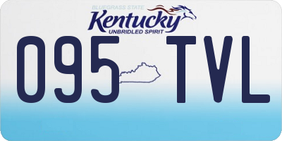KY license plate 095TVL