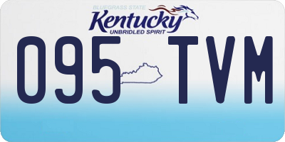 KY license plate 095TVM