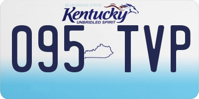 KY license plate 095TVP