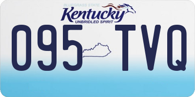 KY license plate 095TVQ