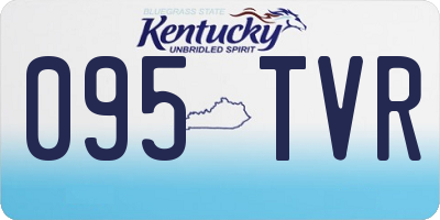 KY license plate 095TVR