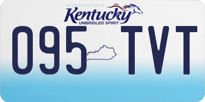 KY license plate 095TVT