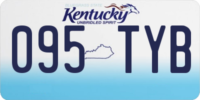 KY license plate 095TYB