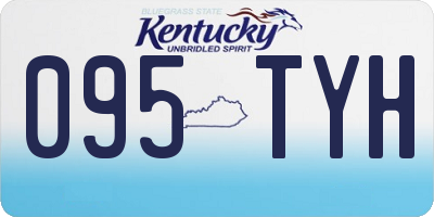 KY license plate 095TYH