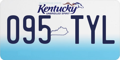 KY license plate 095TYL