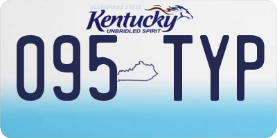 KY license plate 095TYP