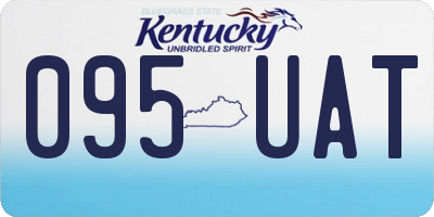 KY license plate 095UAT