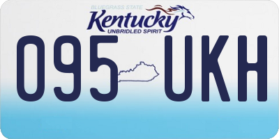 KY license plate 095UKH