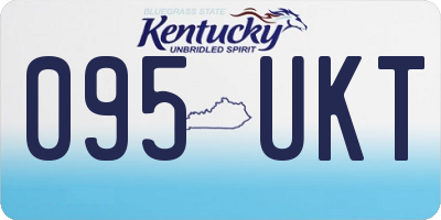 KY license plate 095UKT