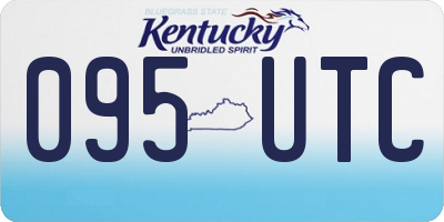 KY license plate 095UTC