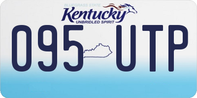 KY license plate 095UTP